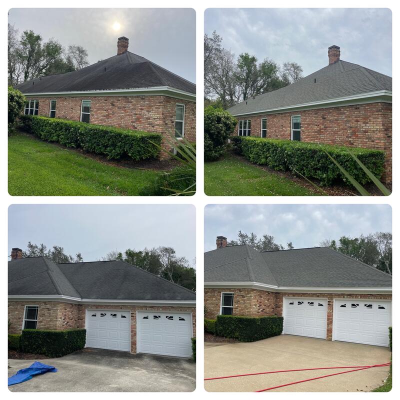 Roof and exterior wash